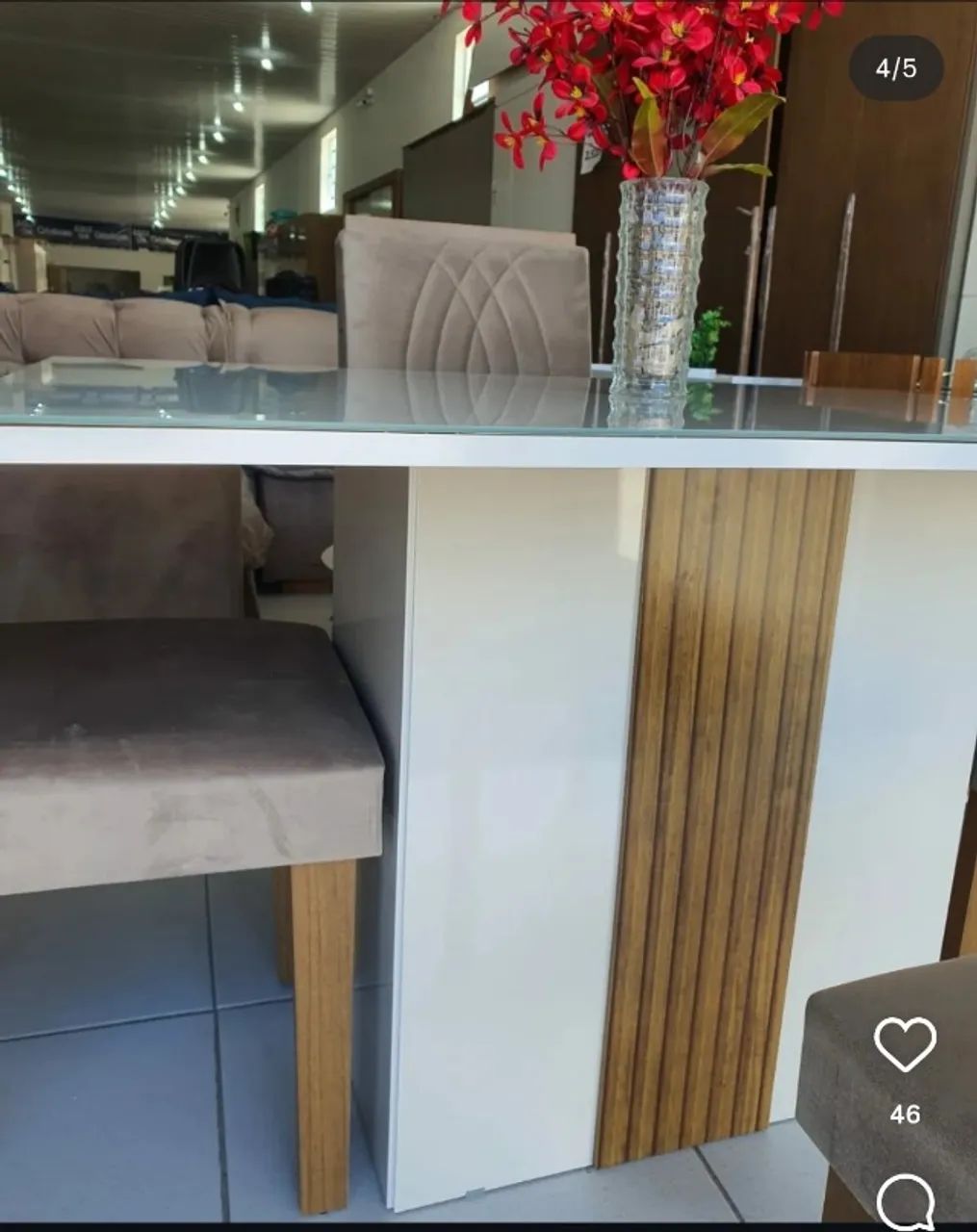 Mesa de jantar Doha com 4 lugares  - Foto 3