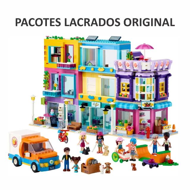 Lego Original - Edifício da rua Principal FRIENDS - Pacotes Lacrados sem caixa sem manual