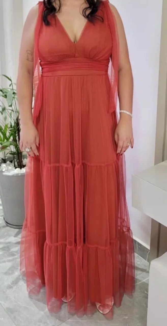 Vestido Terracota 