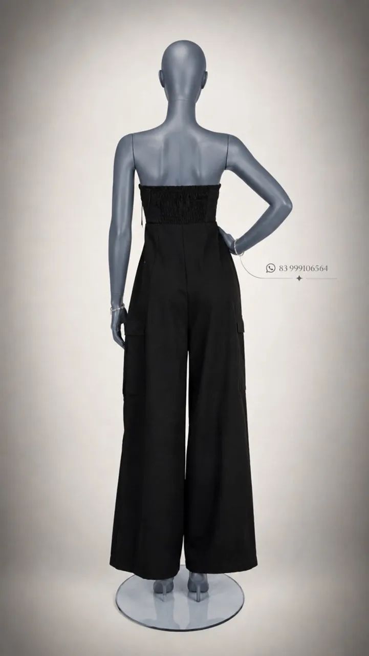 Macacão Preto Tomara que Caia - Foto 2