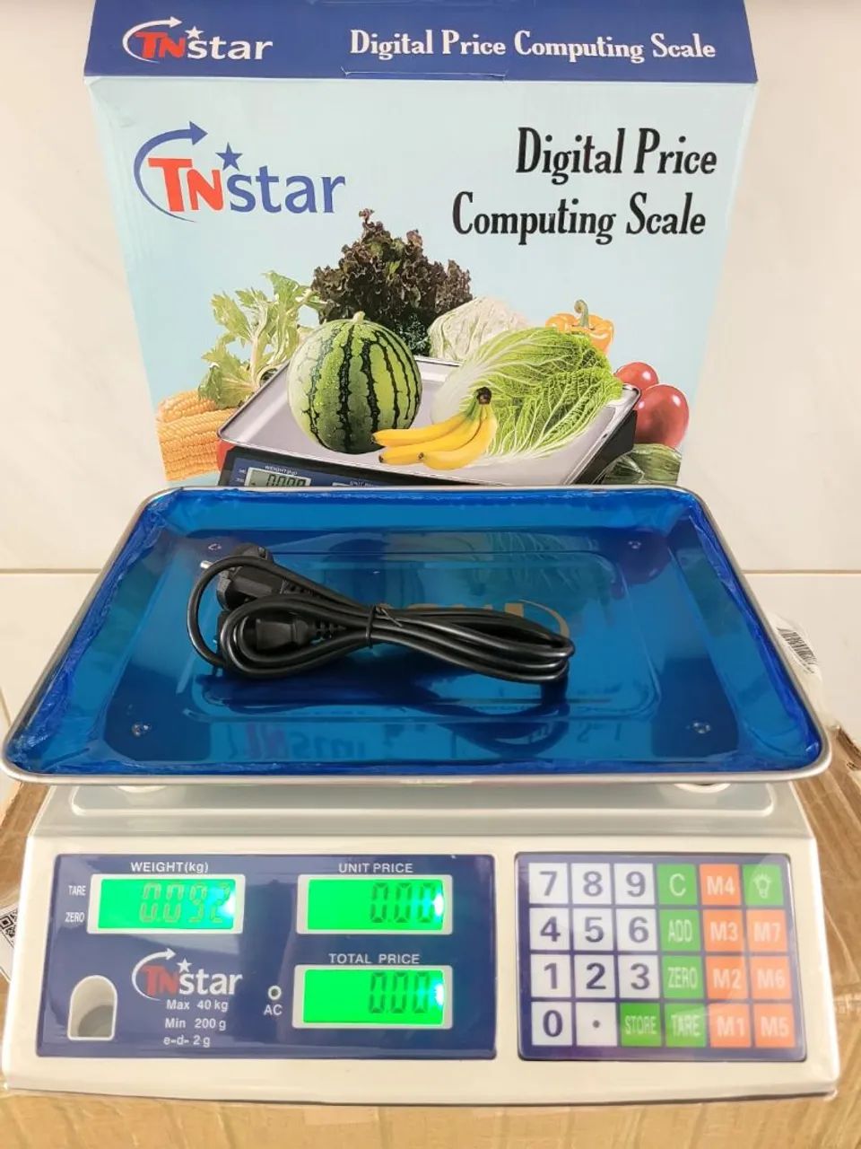 NOVA na CAIXA GARANTIA SERVIÇO DE ENTREGA BALANÇA 40kg