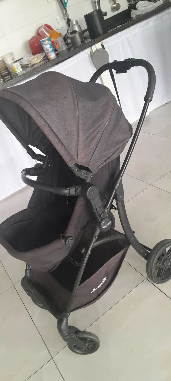 Carrinho de bebê c/ bebê conforto - Foto 3
