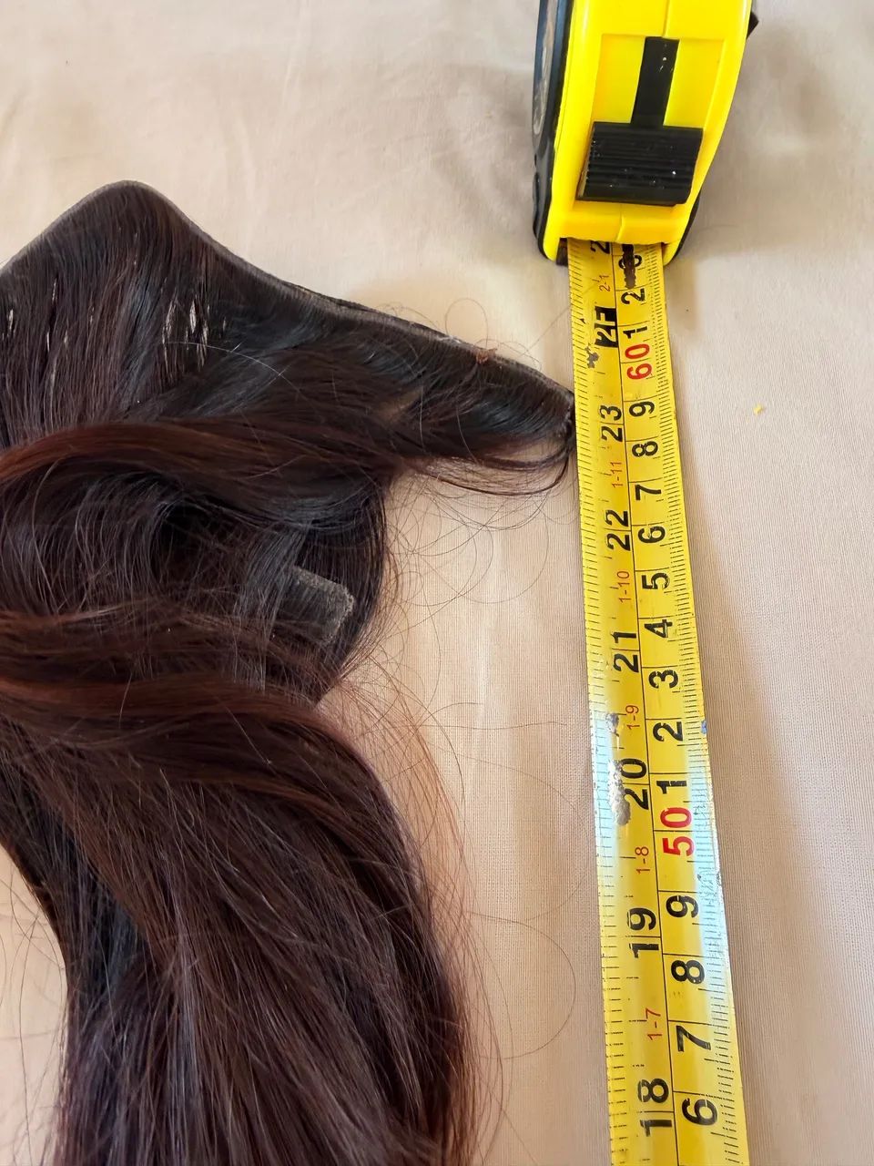 Cabelo humano do Sul com 60 cm na cor castanho avermelhado  - Foto 4
