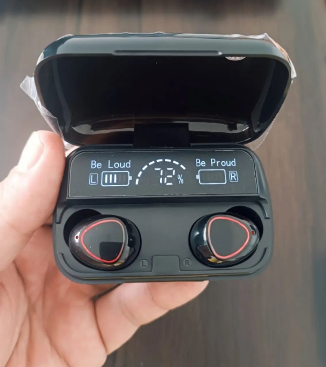 Fone Bluetooth M10 Sem Fio TWS com Visor Digital e Power Bank - Foto 3