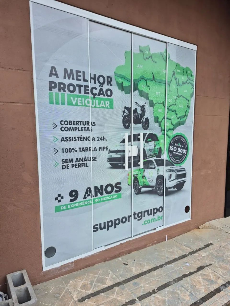 Porta de vidro