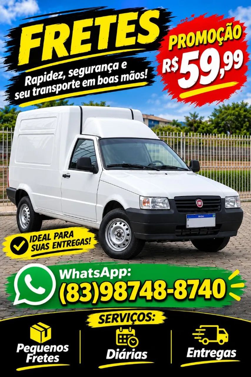 Fretes em PROMOÇÃO R$ 59,99