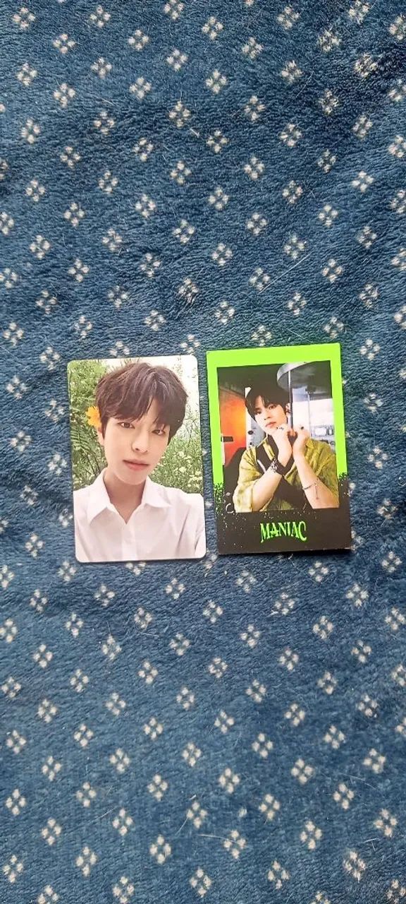 2 photocards do straykids seungmin das eras de no easy e oddinary!! 