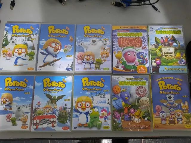 Kits Dvds Pororó & Backyardigans + Estojo com 17 Dvds Infantis - Foto 4
