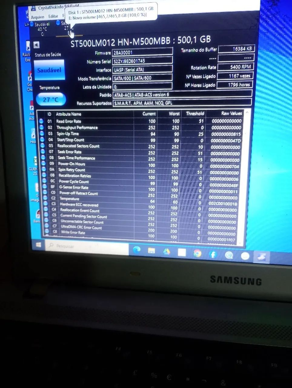 HD 500GB SATA 2.5" para Notebook | Testado | 100% Funcional - Foto 4