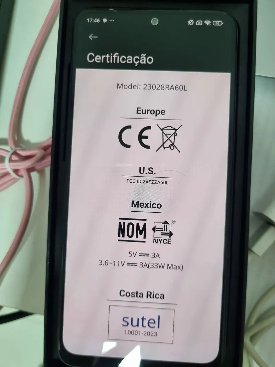 Redmi Note 12, 128GB, 6GB de RAM em perfeito estado - Foto 3