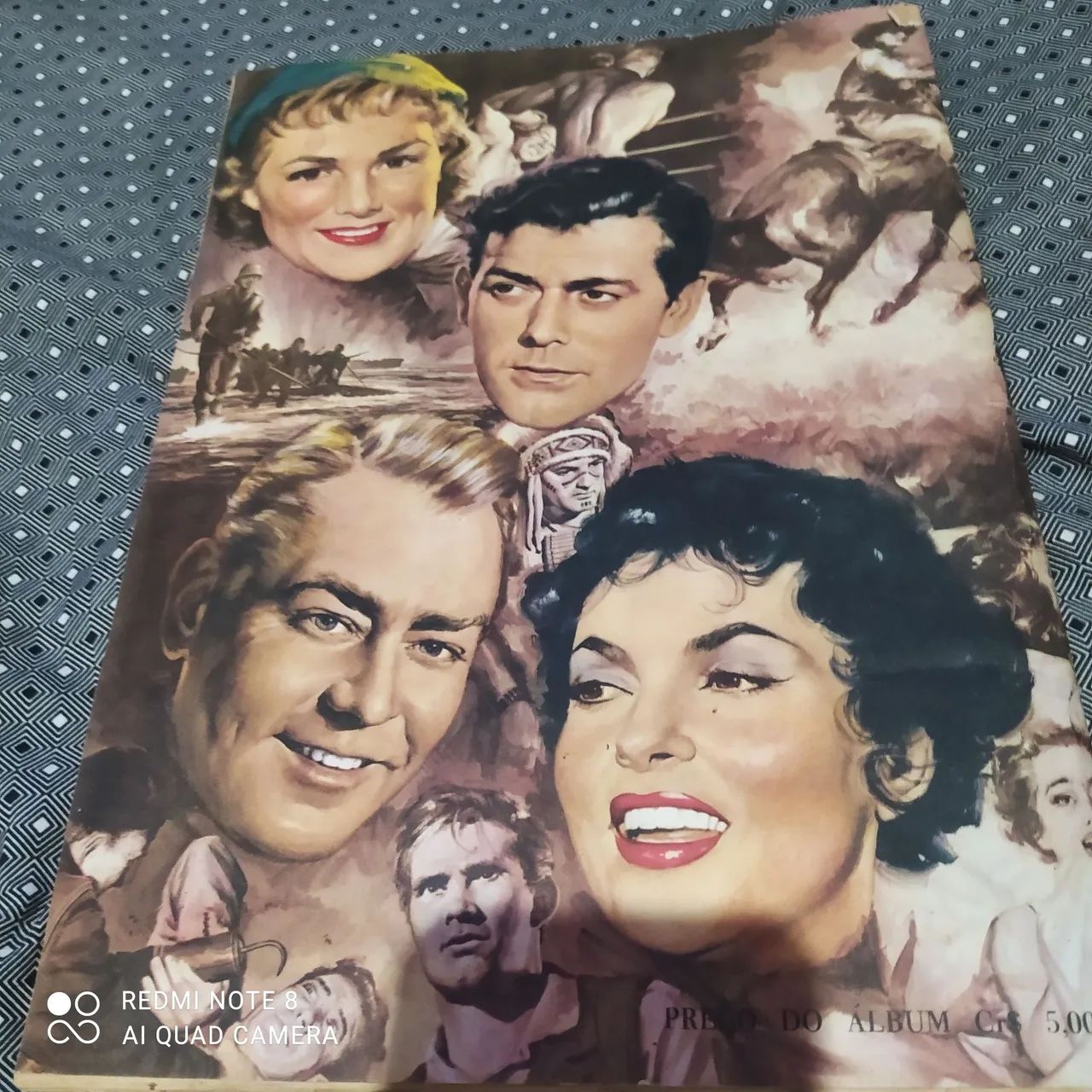 Álbum de Figurinhas Ídolos da Tela 1958 - Foto 2
