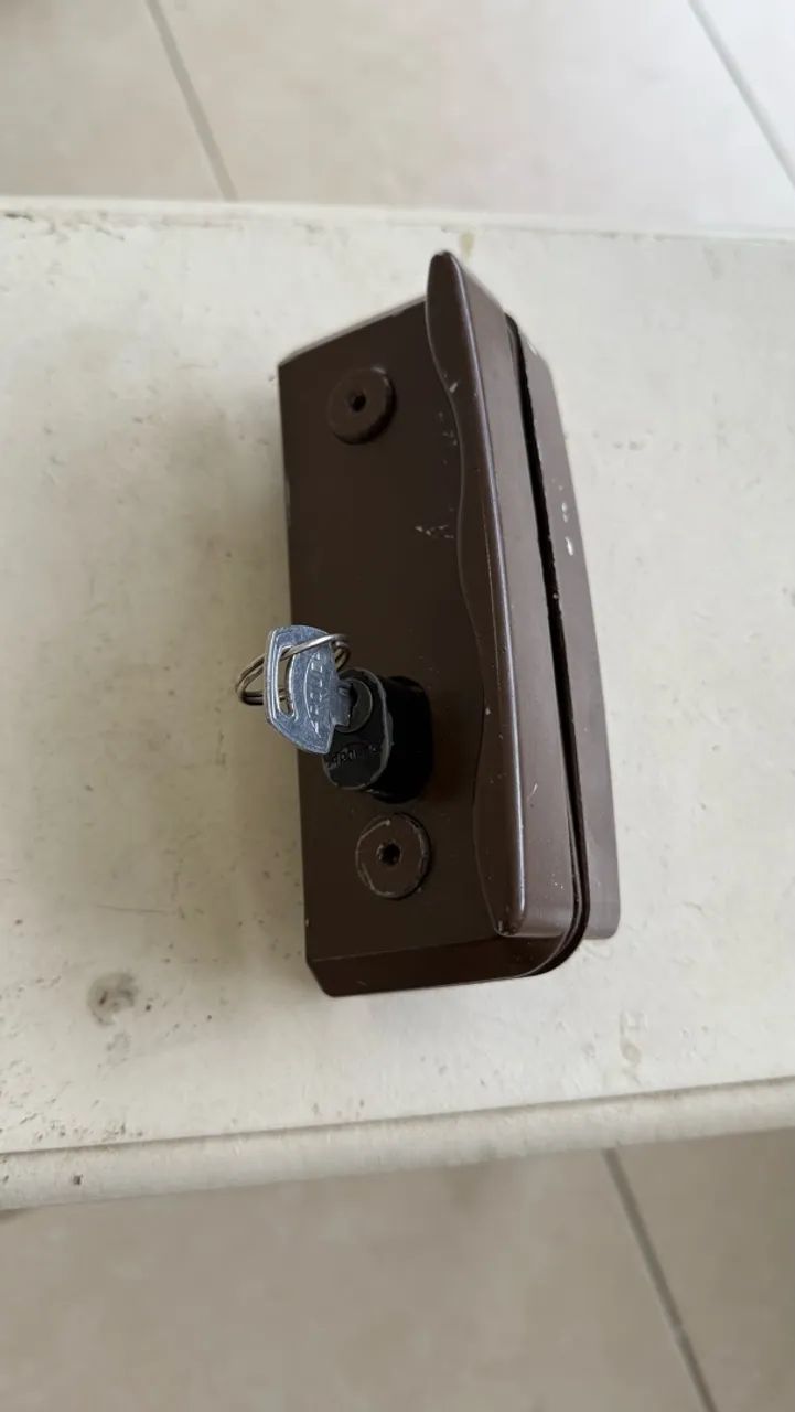 Fechadura para porta de vidro de correr  - Foto 2