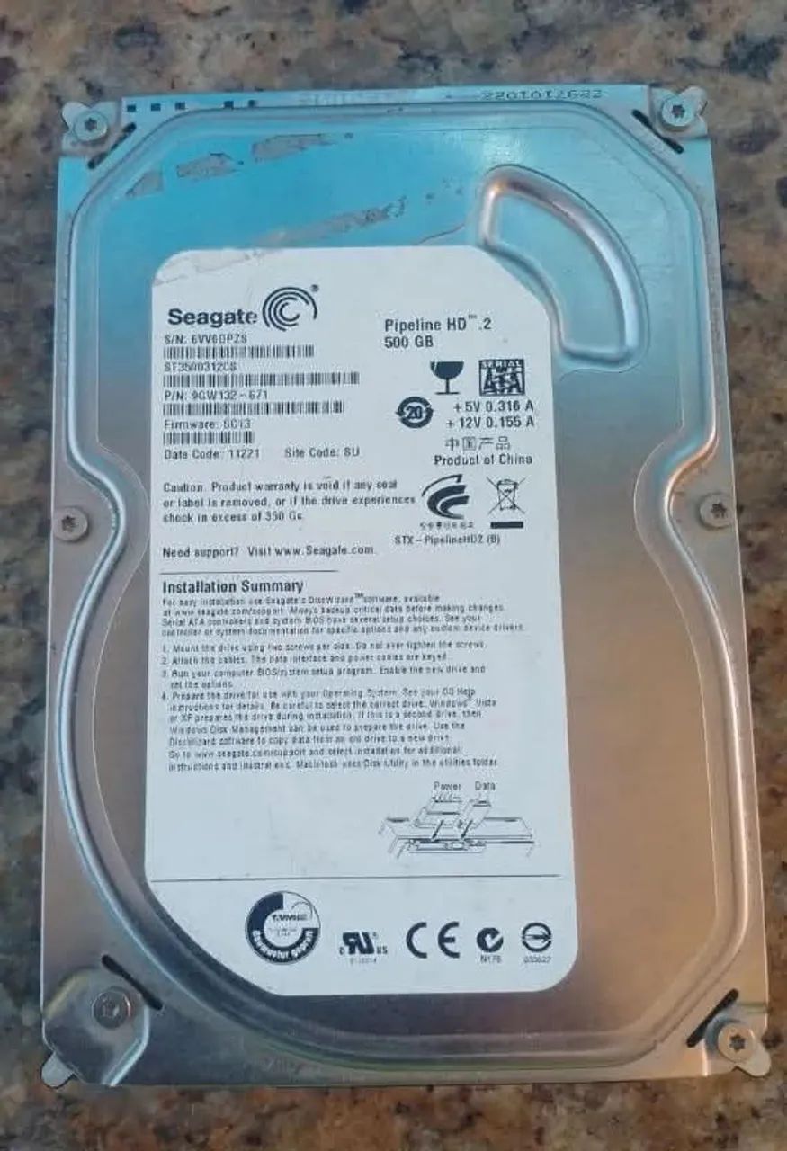 Hd sata de 500 gb para computador - Foto 2