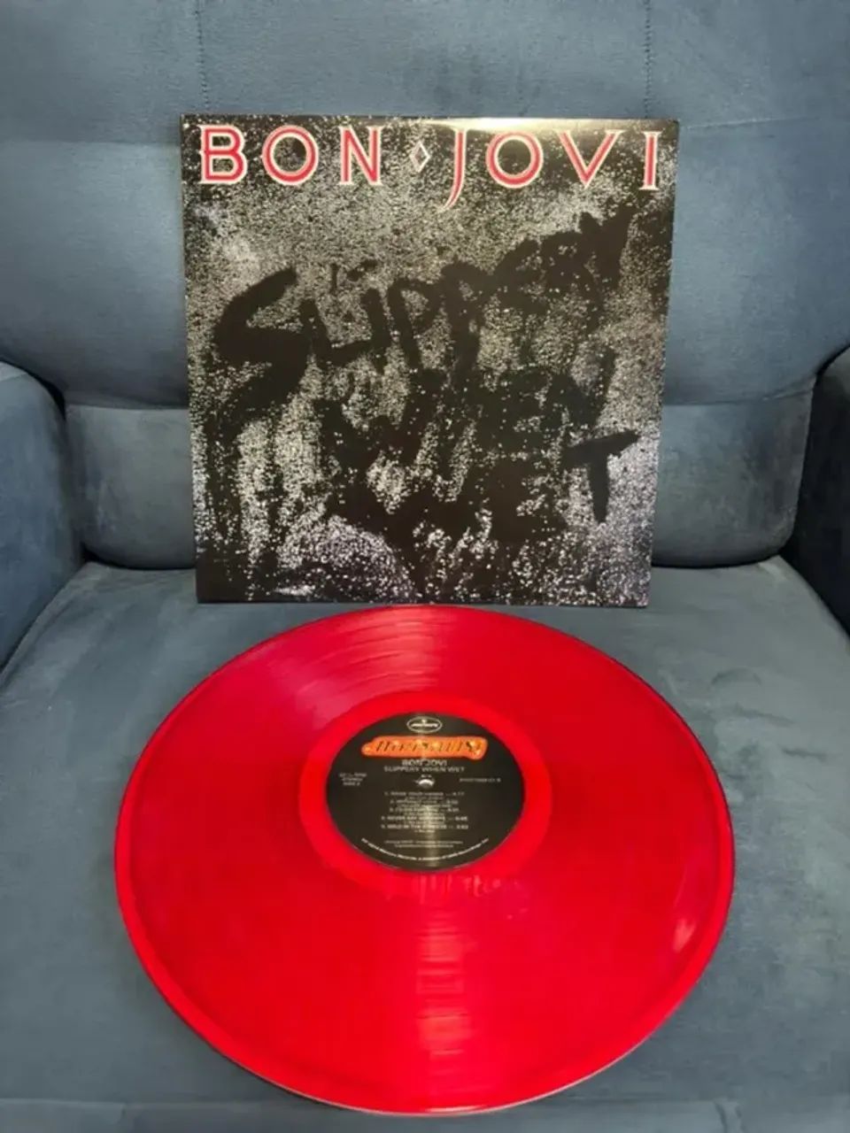 Vinil Bon Jovi Slippery When Wet (Vermelho)