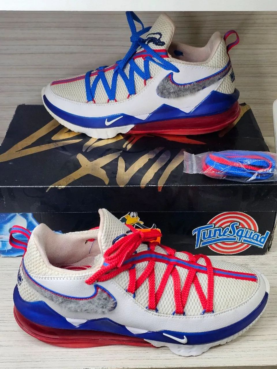 Nike LeBron 17 Low "Tune Squad" do filme Space Jam looney tunes