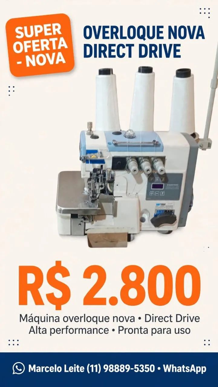 Máquinas de costura 