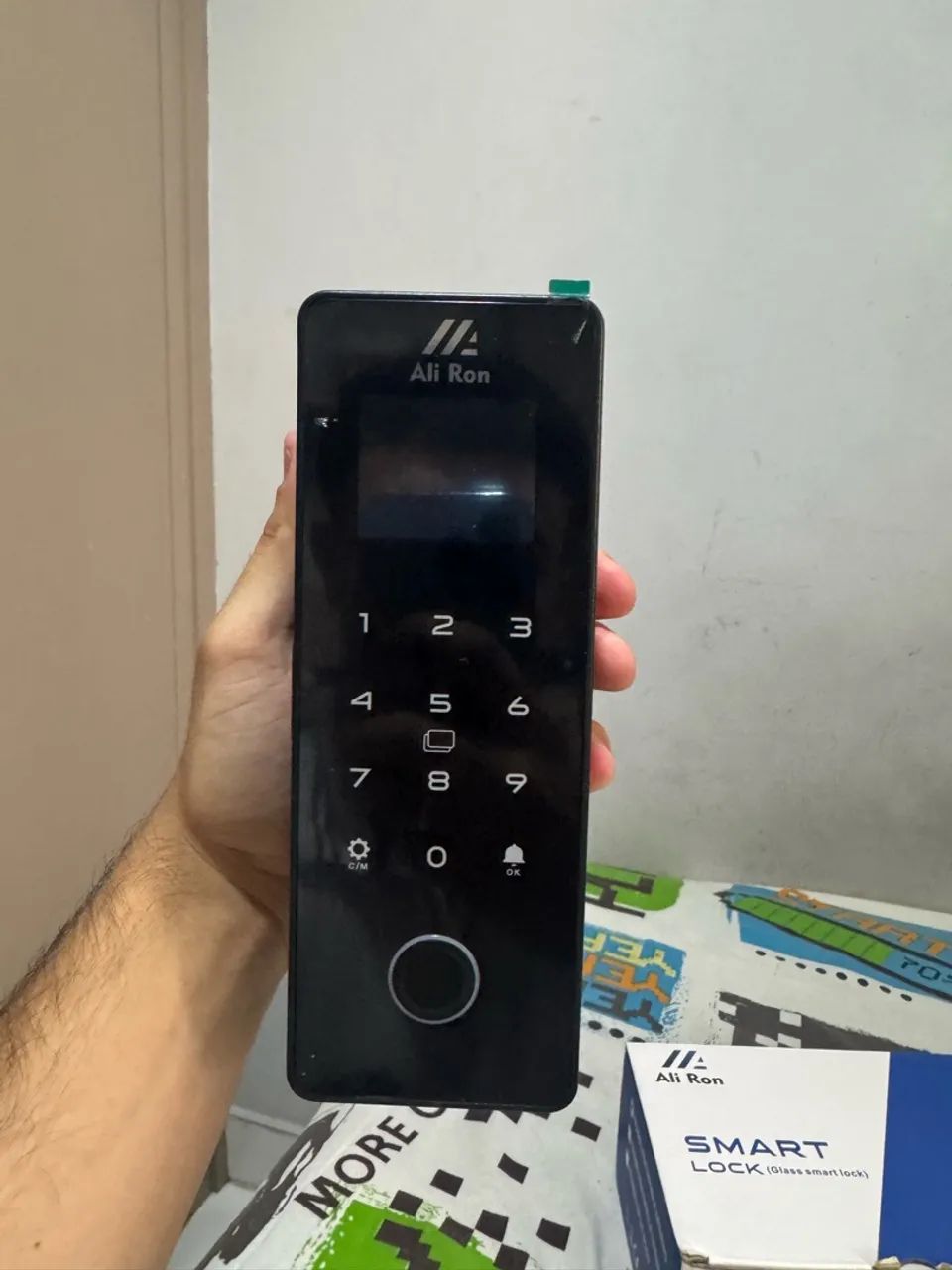 Fechadura Eletrônica Digital Smart Lock Ali Ron X3 Nova - Foto 3