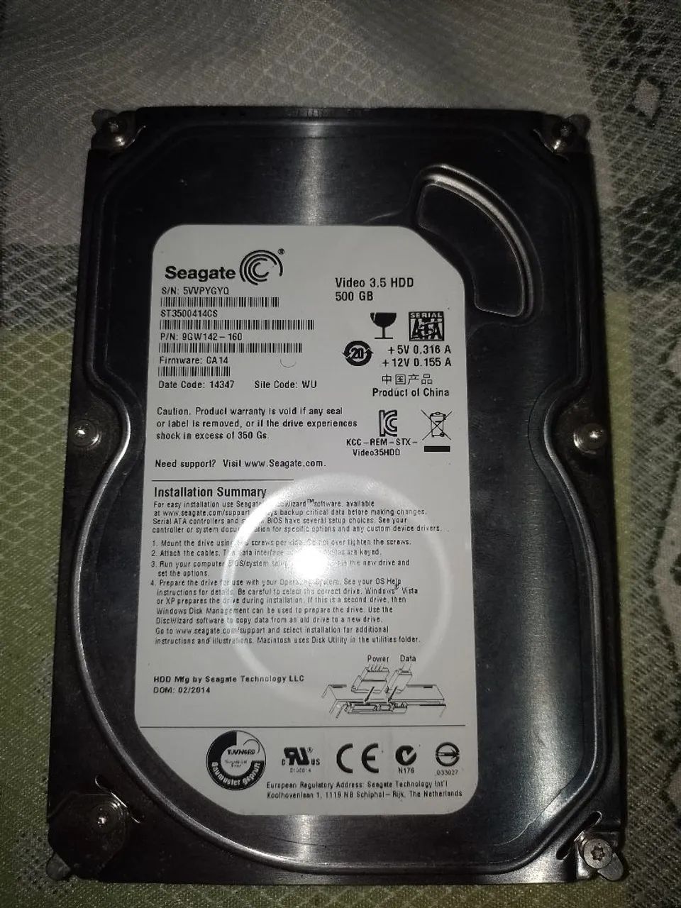 HD 500 GB FUNCIONANDO 