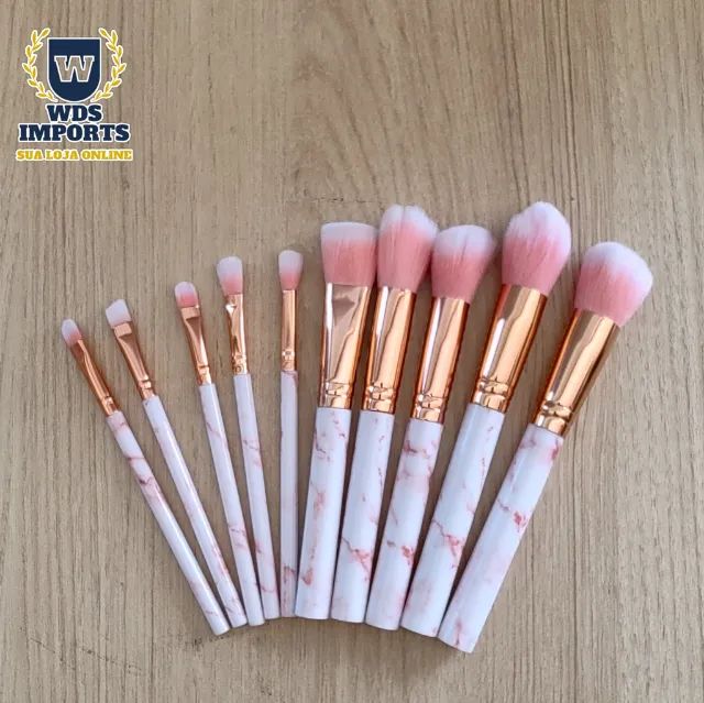 Pincel para Maquiagem Kit com 9 peças - Foto 2
