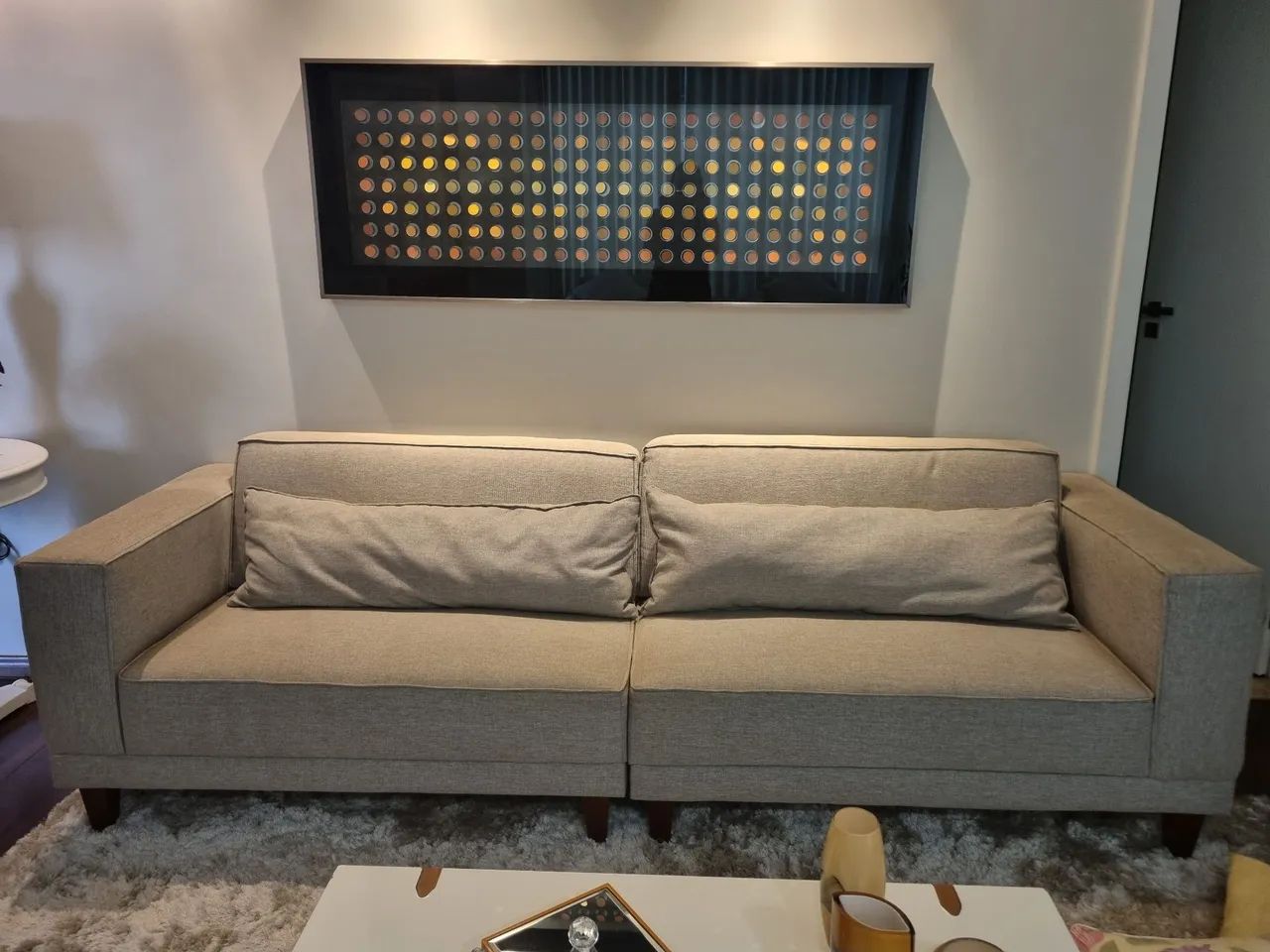 Vendo um sofá 3 lugares em  ótima conservação.  - Foto 2