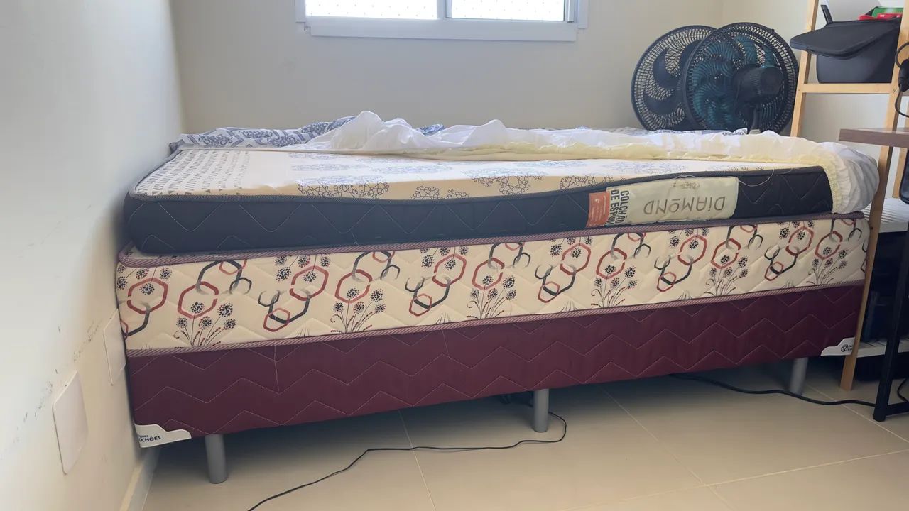 Cama unibox com colchão de casal - Foto 2