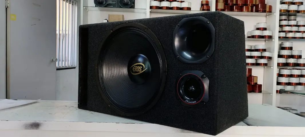 CAIXA TRIO EROS 500RMS 15 POL - Foto 2