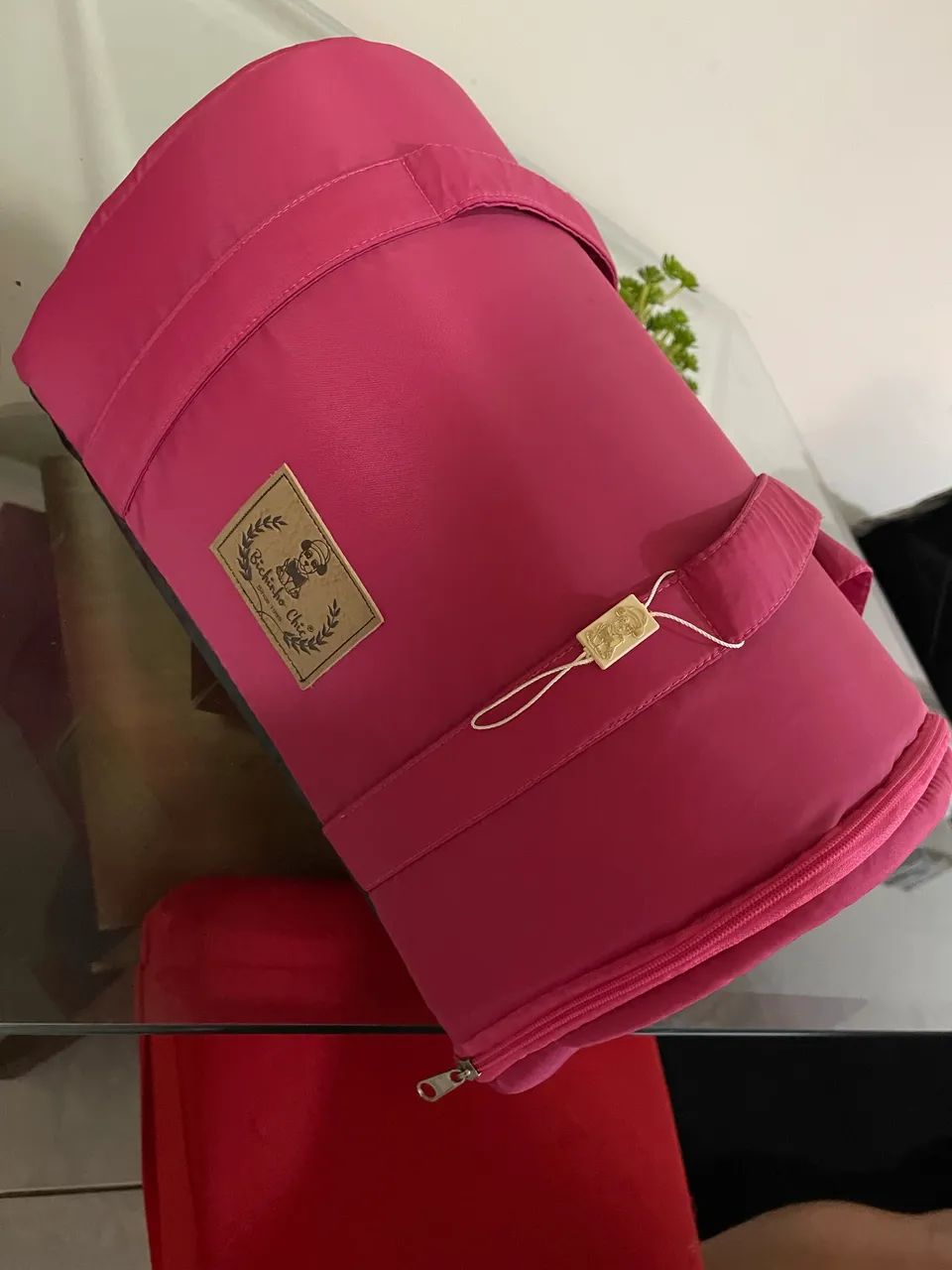 Bolsa de Transporte Luxo Bichinho Chic Rosa P