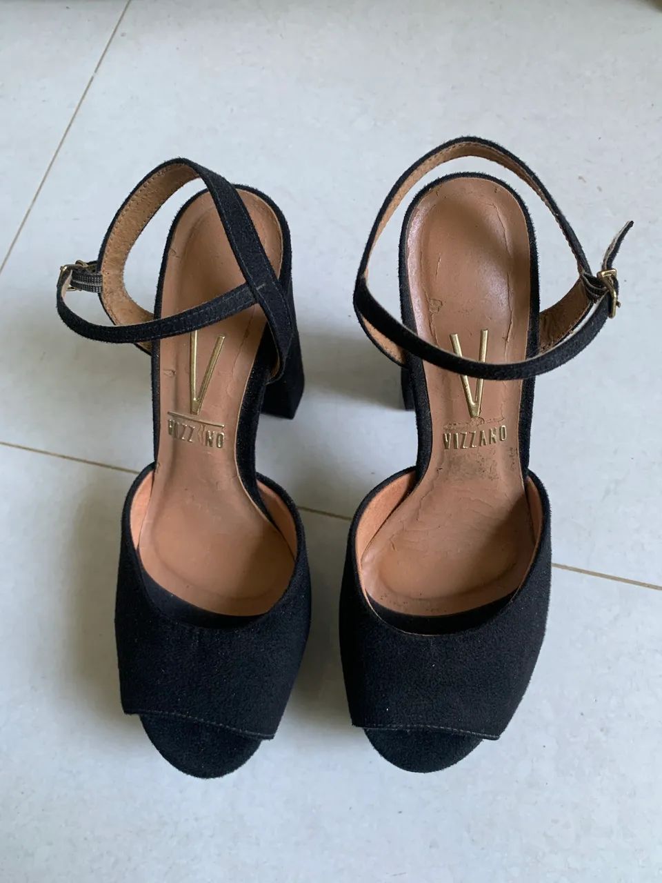 Sandália vizzano salto bloco alto  - Foto 4