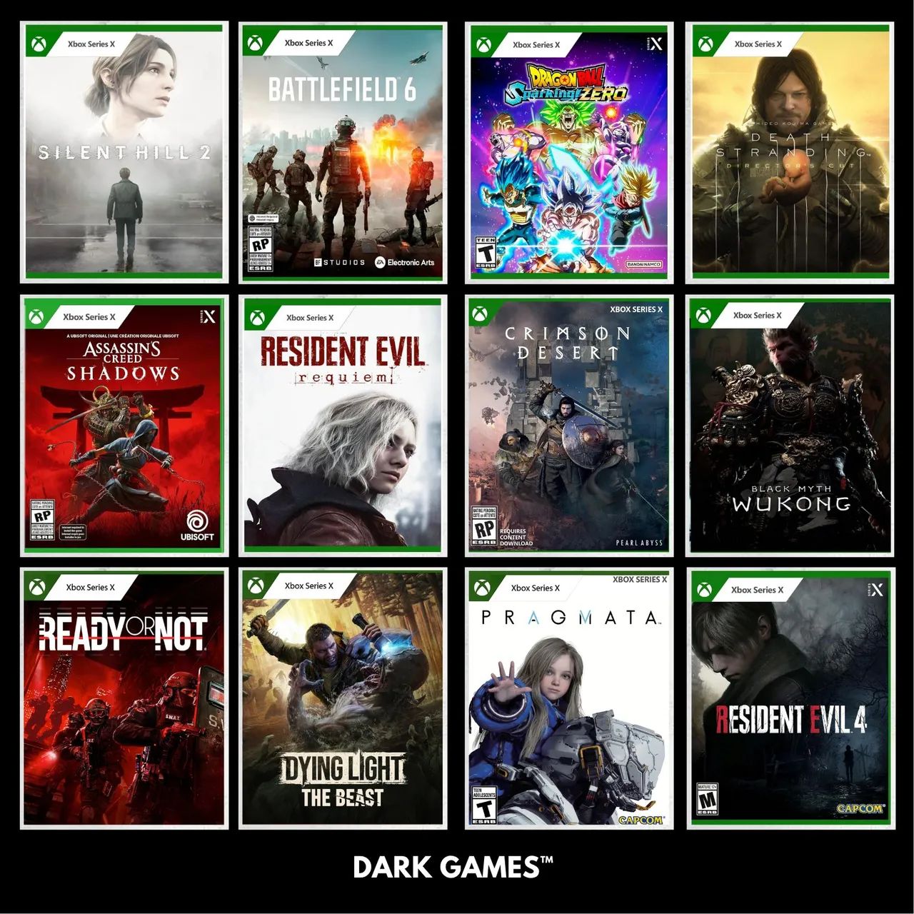 Jogos pra Xbox one e Xbox series X 