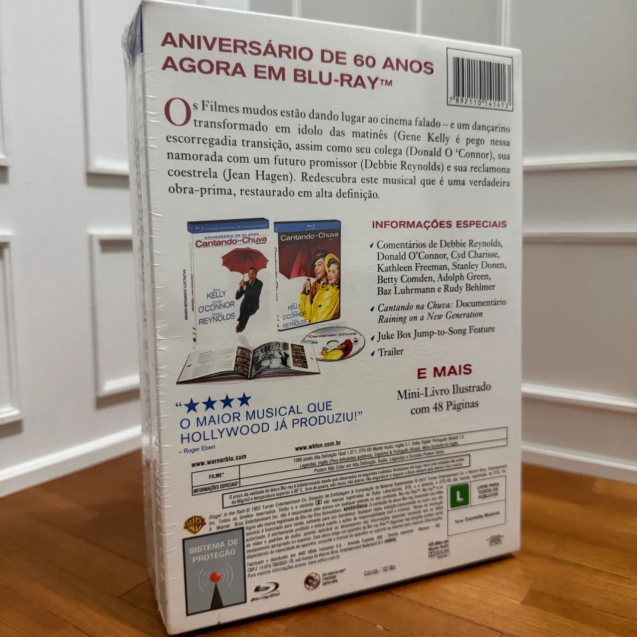 Cantando na Chuva Bluray Gift Set Nacional c/ capa de chuva - Foto 2