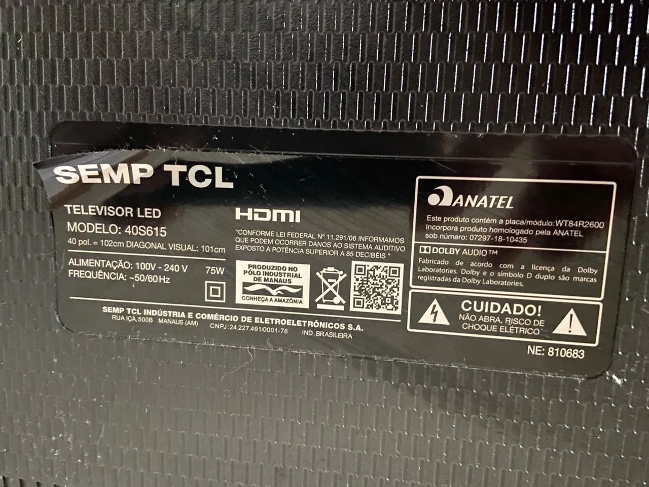 Vende-se TV para retirada de peças  - Foto 3