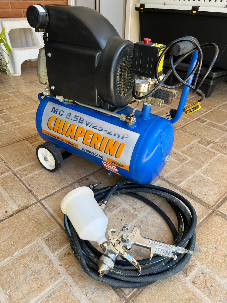 Motocompressor de ar Chiaperini