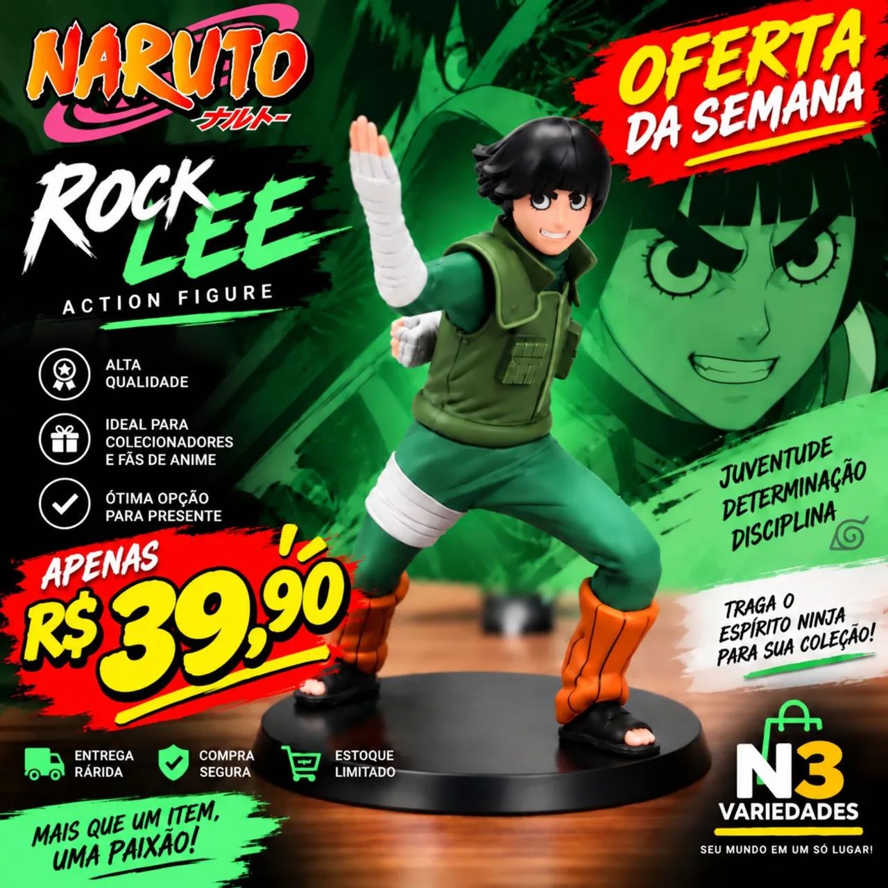Action Figure Rock lee