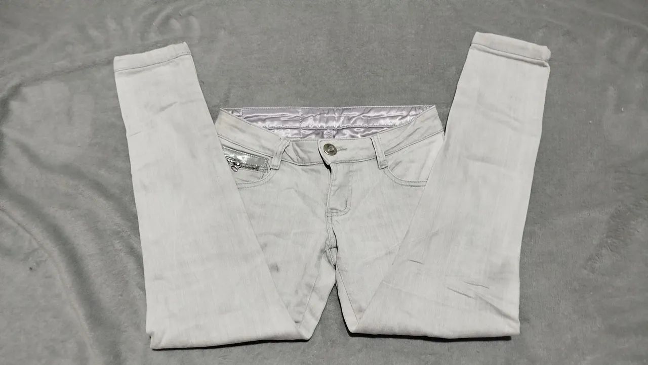 Calça de cintura baixa y2k