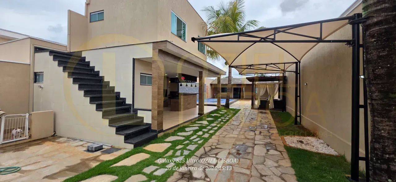 CASA NA LAJE 03 QUARTOS PISCINA CHURRASQUEIRA LOTE DE 400m² CONDOMÍNIO FECHADO RUA 03 VICE - Foto 15