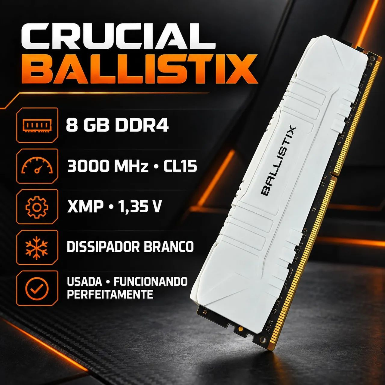 memória gamer 8gb 3000 ddr4