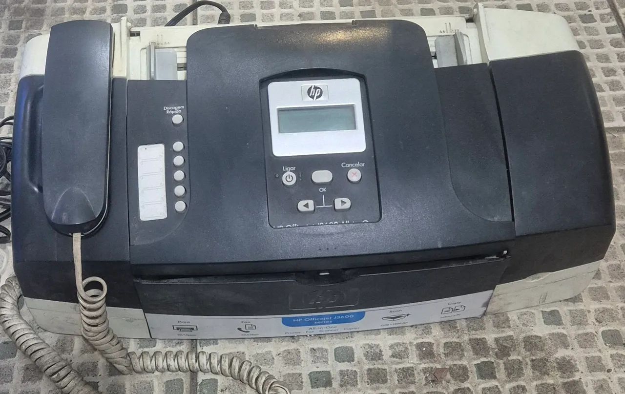 Multifuncional HP OfficeJet j3600 ligando no estado (sem testes)