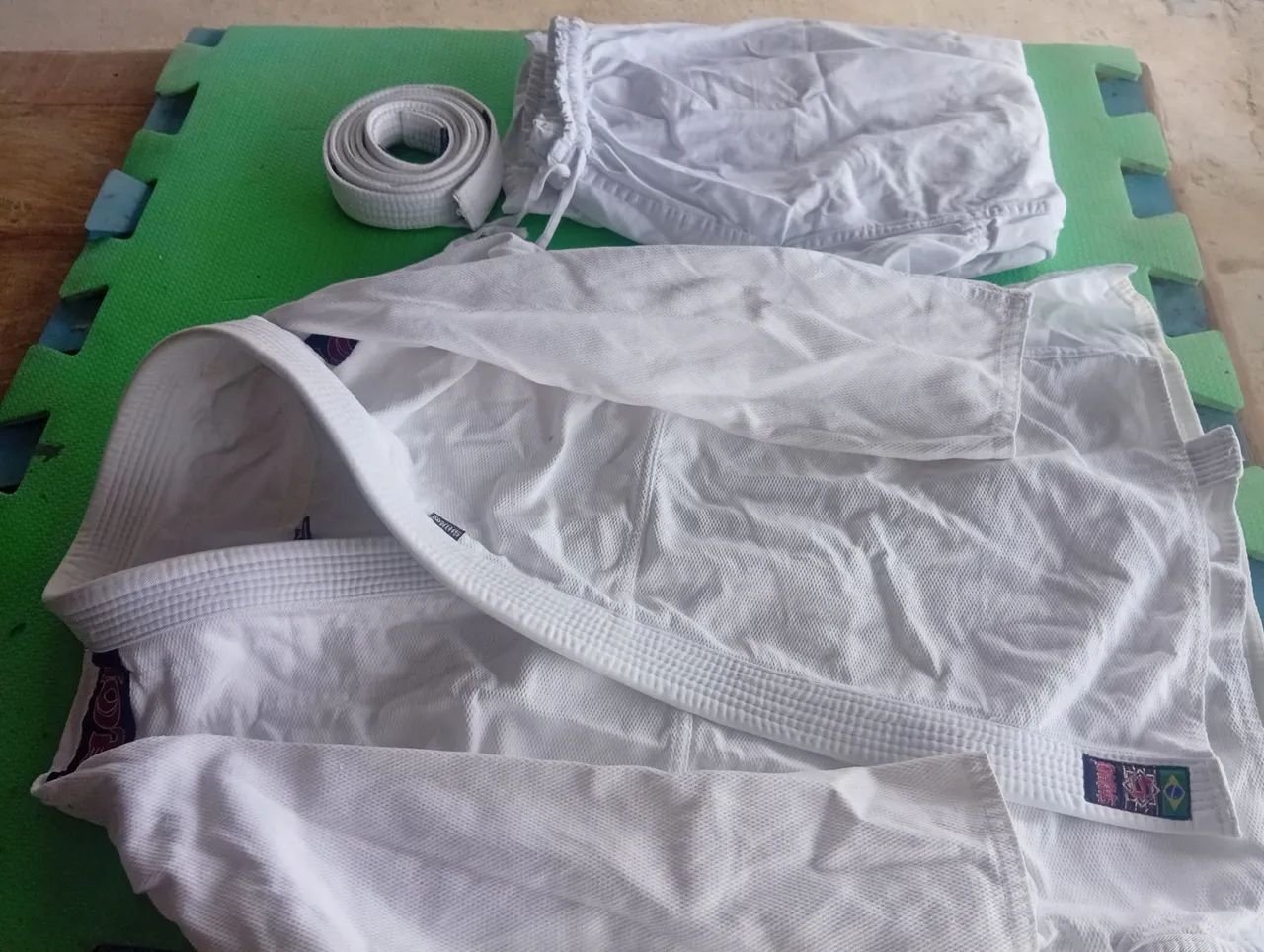 Kimono shiroy branco completo 