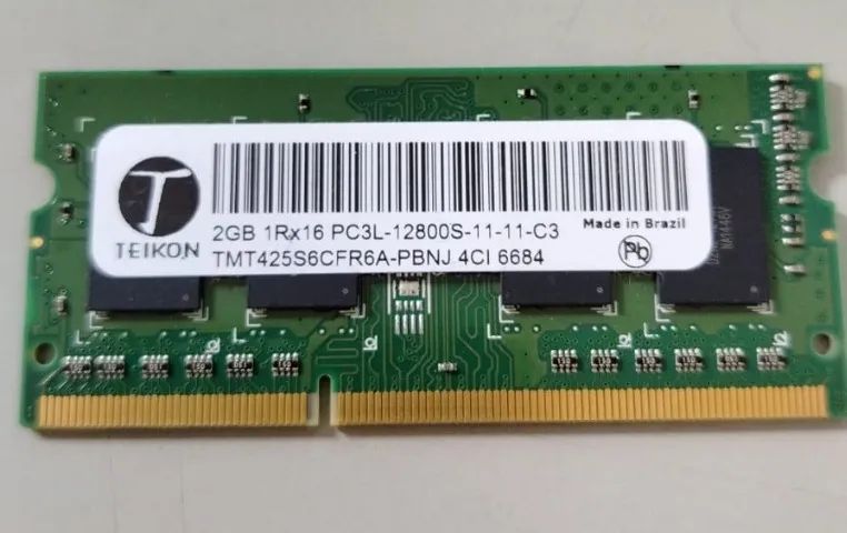 Memória Ram Notebook DDR3 2Gb