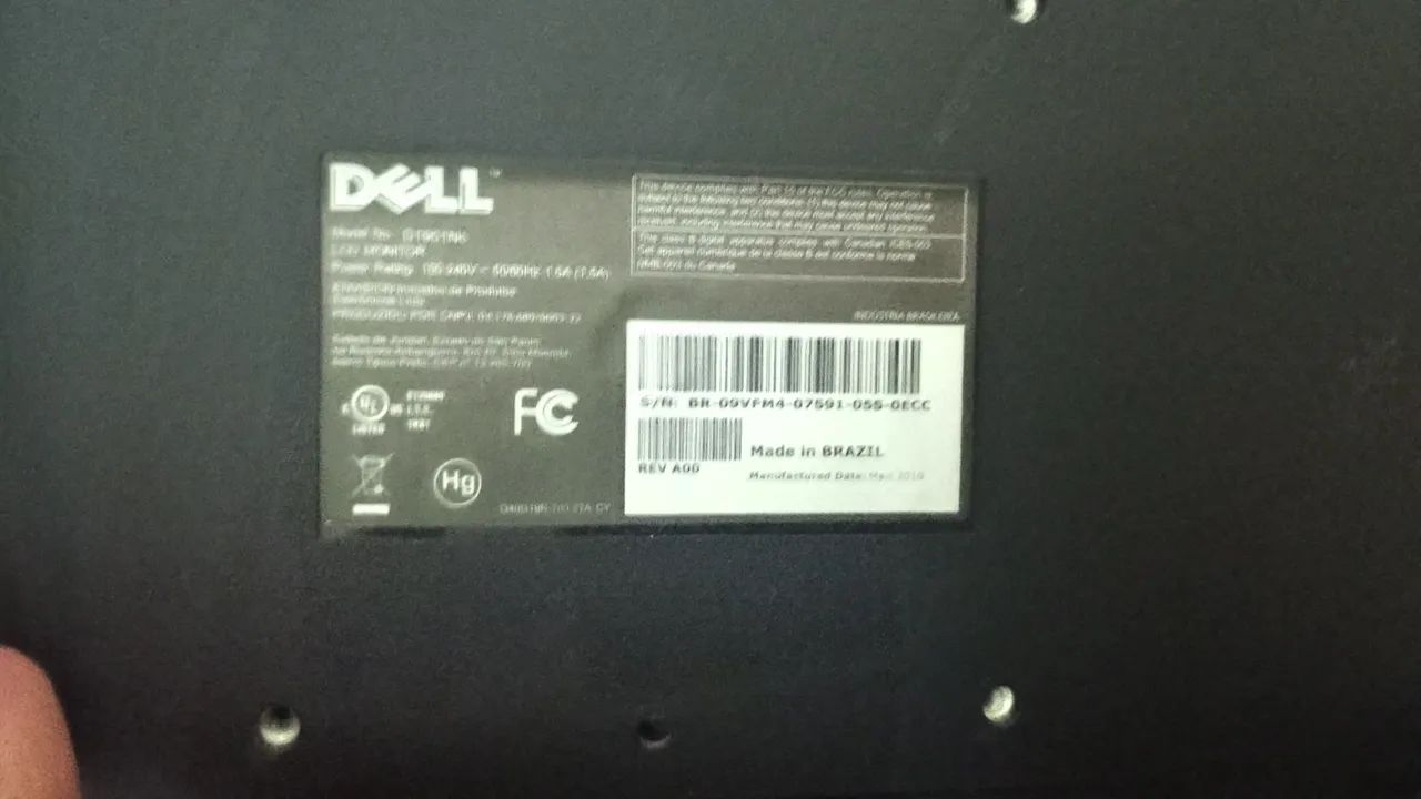MONITOR DELL C/ DEFEITO NA TELA - Foto 4