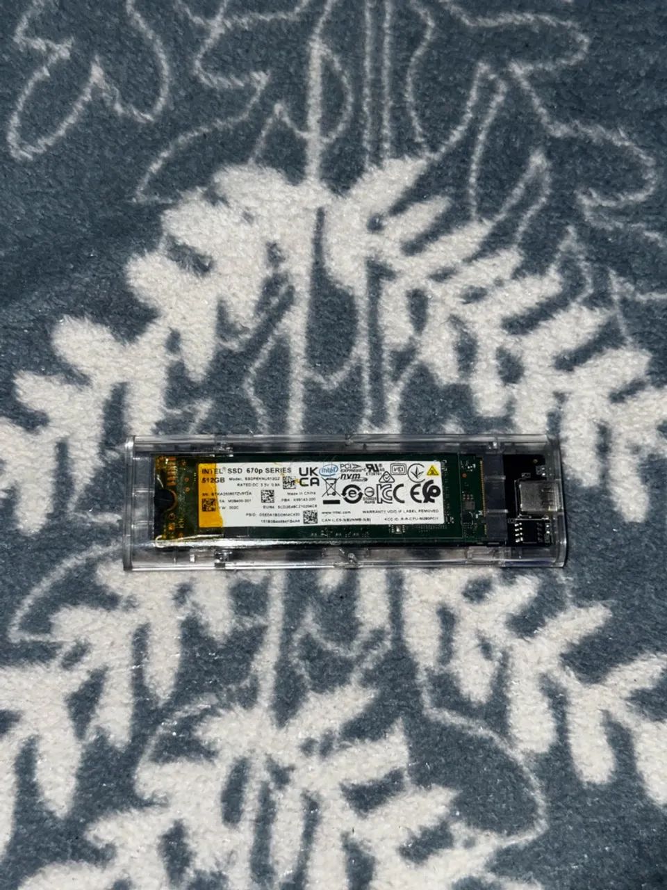 SSD NVME 512GB Intel com Case - Foto 2