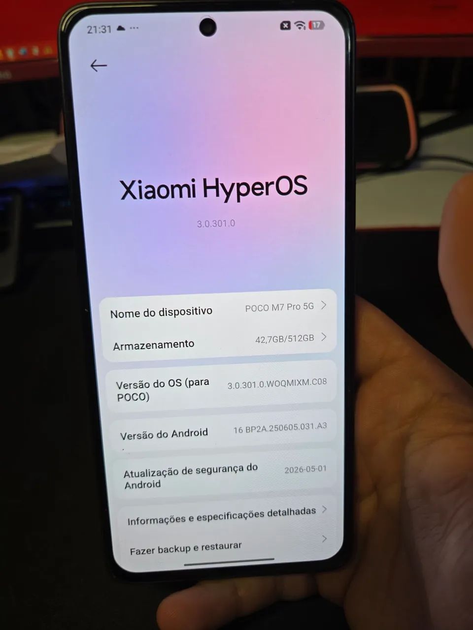 Xiaomi poco m7 pro 5g 12/512 com nf - Foto 4