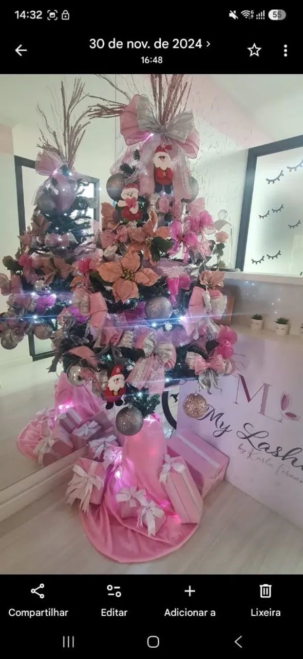 Árvore de Natal Decorada Completa  - Foto 3