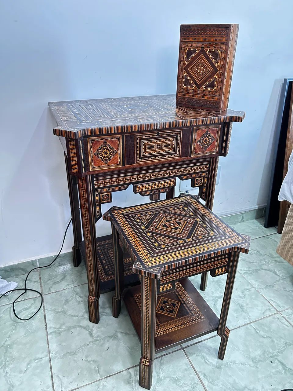 Mesa em Marchetaria Marroquina - Foto 5