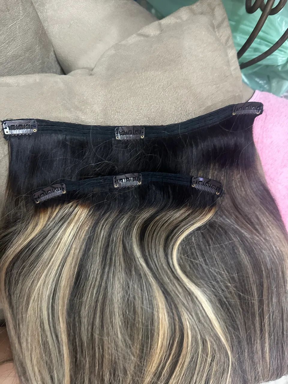 Mega hair loiro 70cm - Foto 4