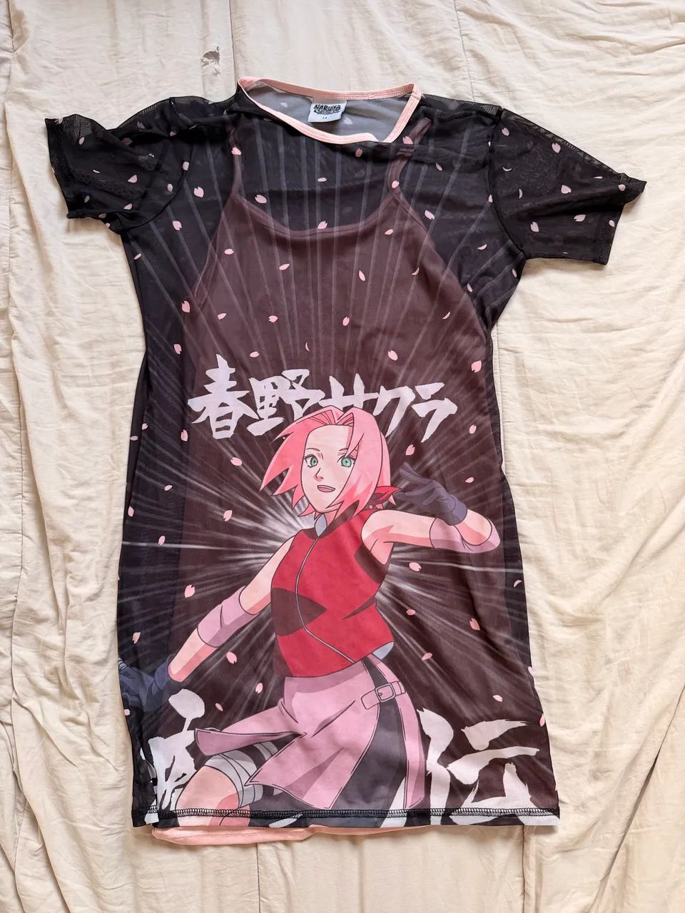 vestido piticas naruto sakura 14