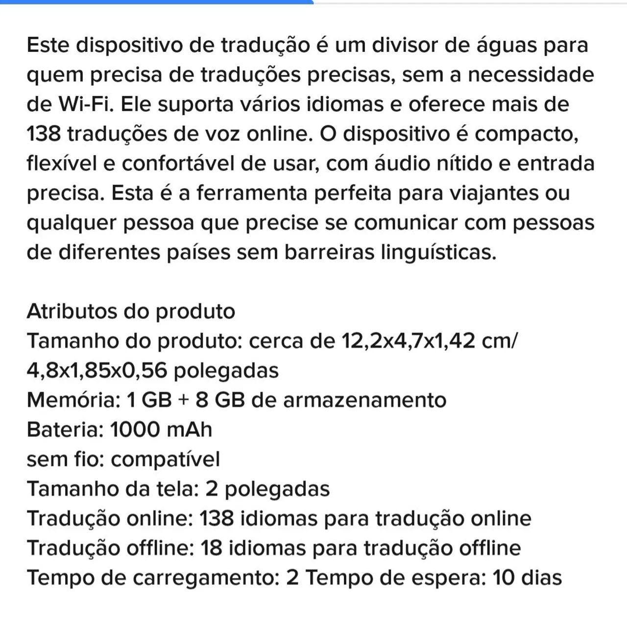 Tradutor portátil - Foto 4