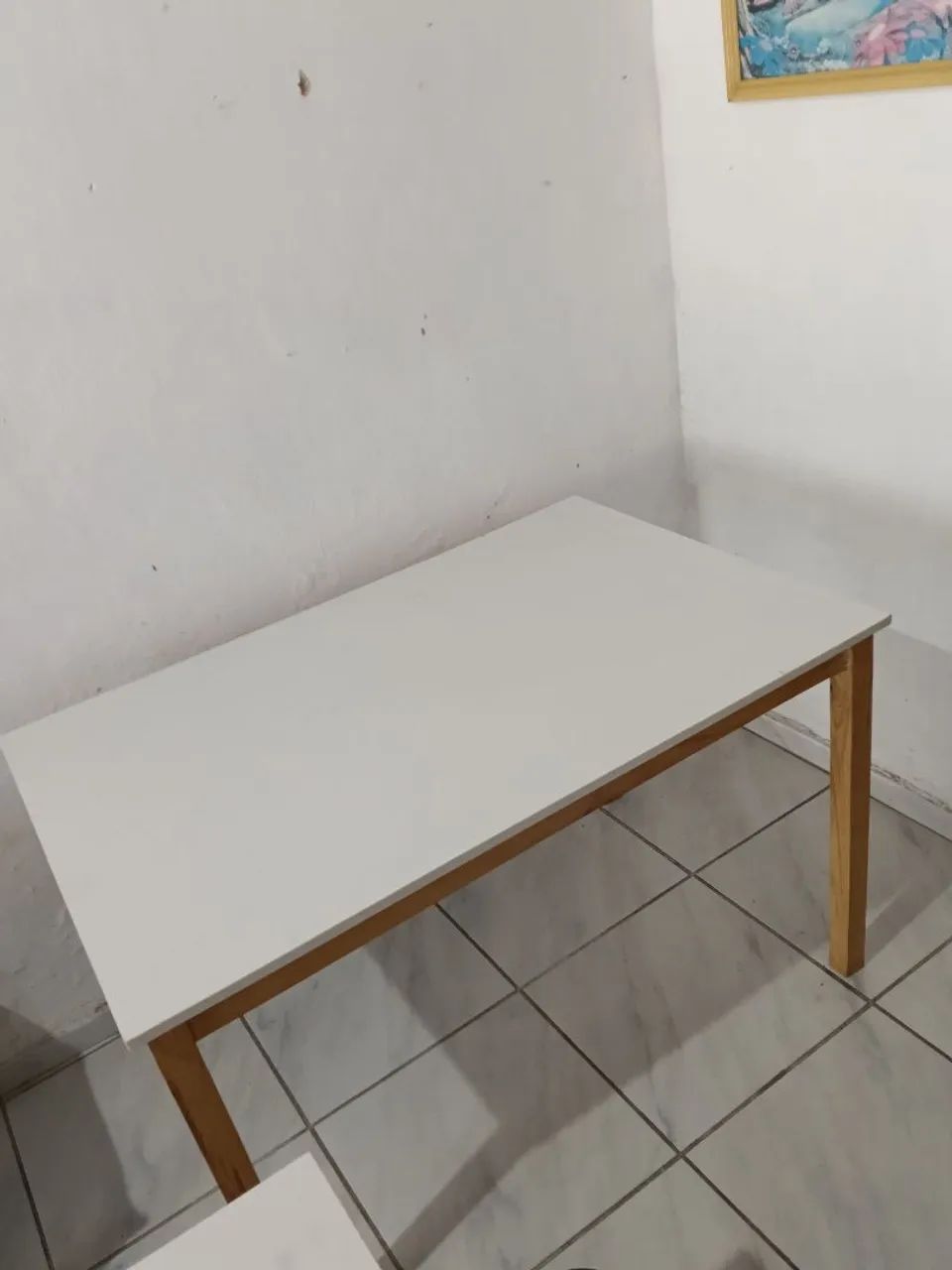 Mesa Fórmica/Pinus 120 x 80 Padrão Semi Nova. - Foto 3