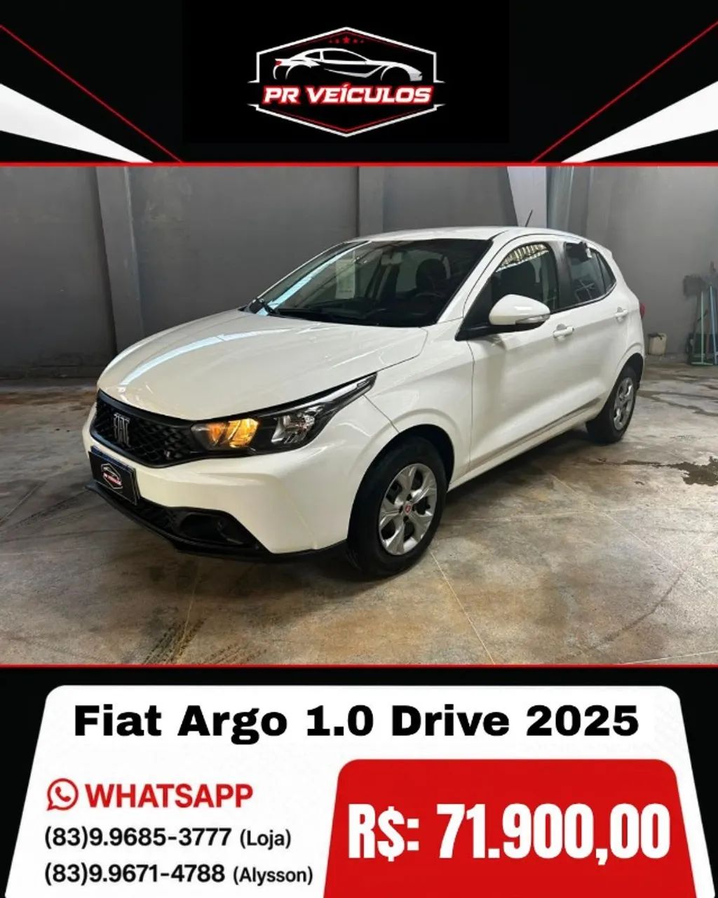 Fiat Argo 1.0 6V Flex. 2025