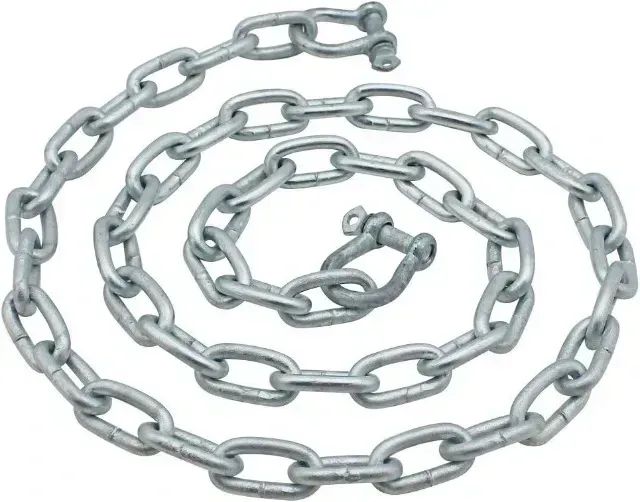 Corrente De Ancoragem Galvanizada Extreme Max Boattector 1,5m com manilhas - Foto 4